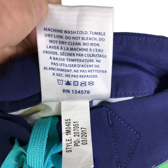 Vineyard Vines Board Shorts Men 30 Dolphin Fish Wave Laser Cut Board Shorts $145 - Picture 9 of 9